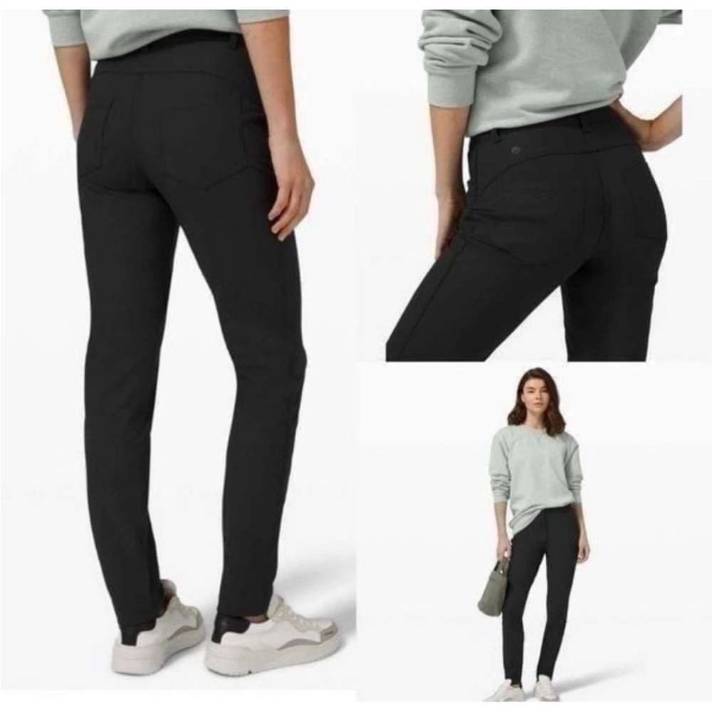 Lululemon City Sleek 5 Pocket Pant Black size 27/8 great condition